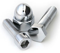 Chrome nuts and bolts