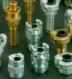Brass and steel fittings